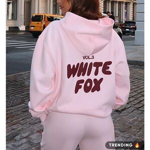 White Fox Boutique Light Pink Hoodie